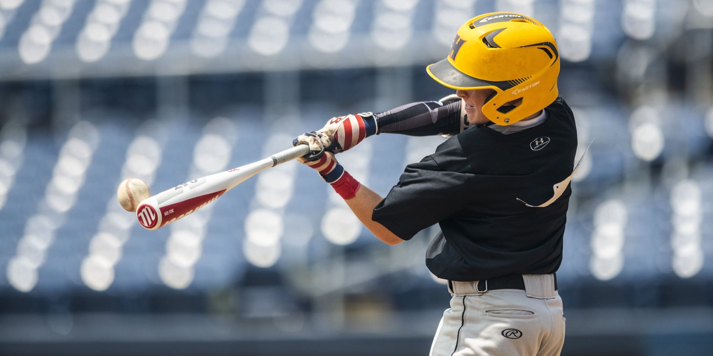 Trenton, New Jersey - July 09, 2019: 

during UA Baseball Factory National Evaluation Tour at Arm &amp; Hammer Park in Trenton, New Jersey, Tuesday, July 9, 2019.


CREDIT: Matt Roth